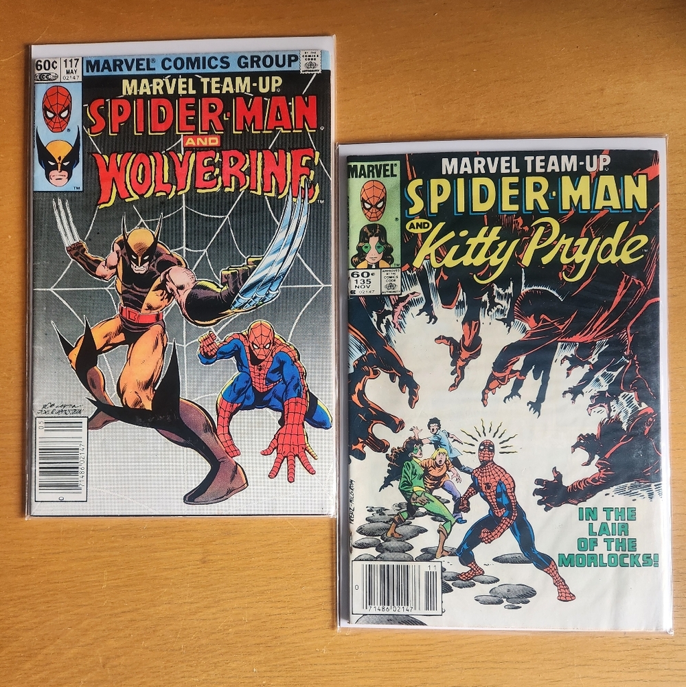 Marvel Team-Up #117, #135 - 1980s Marvel Comics (Lot of 2) 